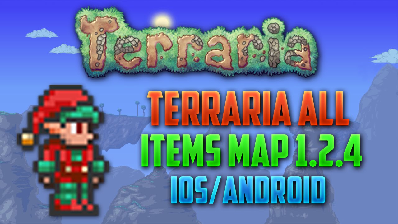 Terraria All Items Map